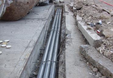 Construction of cable ducts